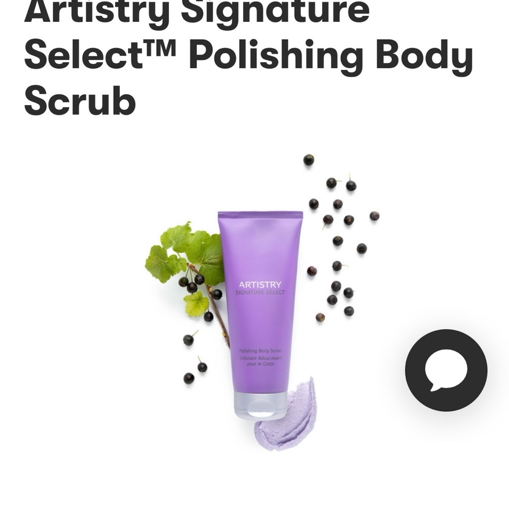 Lavender Exfoliant Polishing Body Scrub.  Signature Select